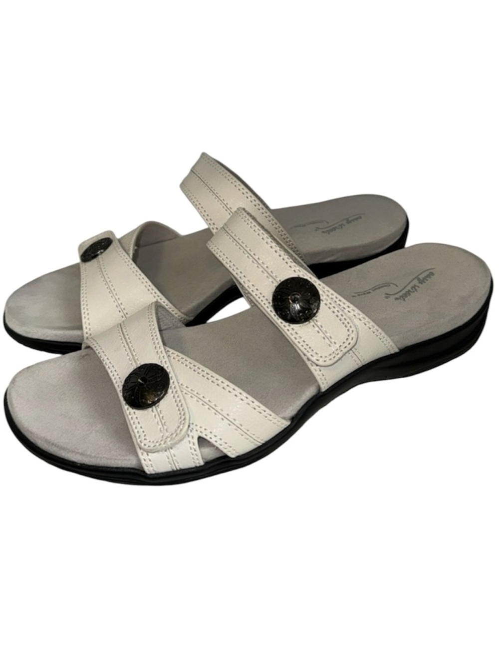 Easy Street Comfort Wave Sandals Vegan Leather Adjustable Straps Women’s 7.5